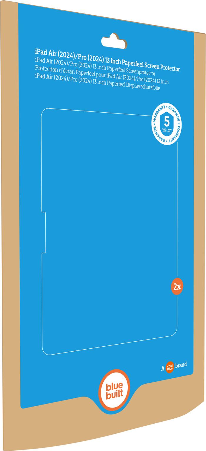 BlueBuilt Apple iPad Air / Apple iPad Pro (2025/2024) 13 inch Paperfeel Screenprotector verpakking