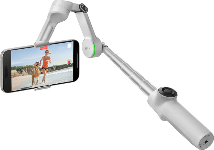 Insta360 Flow 2 Pro Grijs product in gebruik