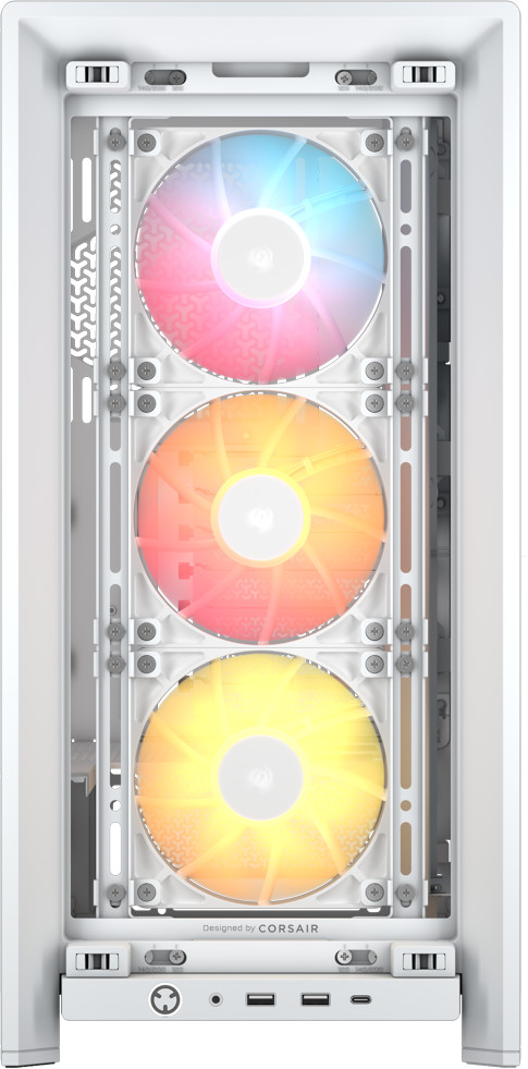 CORSAIR FRAME 4000D RS ARGB White detail