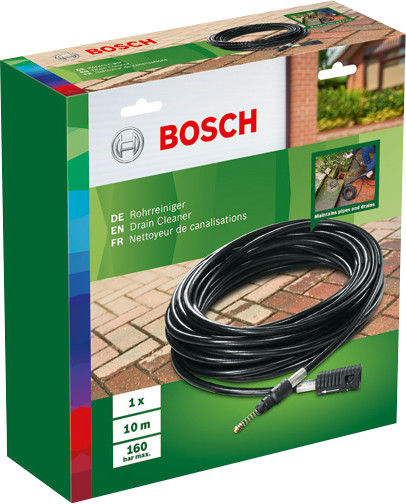 Bosch Sewer Cleaning Set 10m 160 Bar packaging