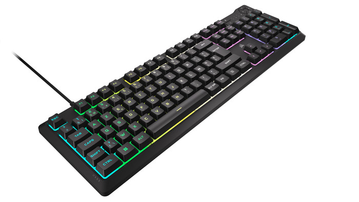CORSAIR K55 Core RGB Gaming Keyboard AZERTY left side