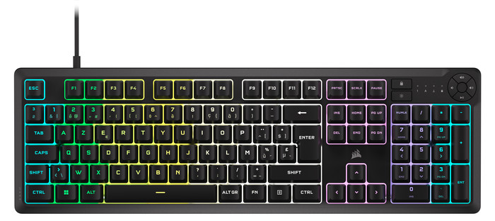 CORSAIR K55 Core RGB Gaming Keyboard AZERTY Main Image