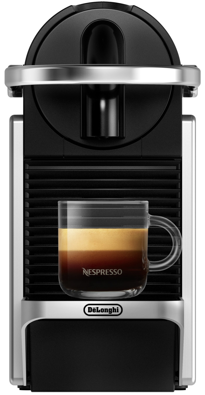 De'Longhi Nespresso Pixie EN127.S + Pierre Mousseur à Lait avant
