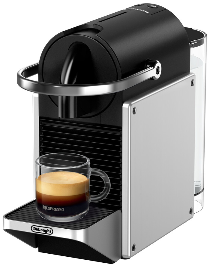 De'Longhi Nespresso Pixie EN127.S + Pierre Mousseur à Lait côté droit