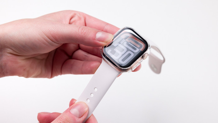 BlueBuilt Full Body Apple Watch Ultra 49mm Screen Protector product in use