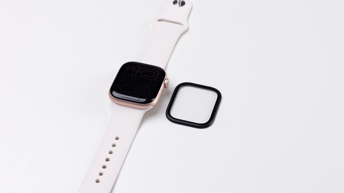 BlueBuilt Apple Watch Ultra 49mm Screenprotector Glas product in gebruik