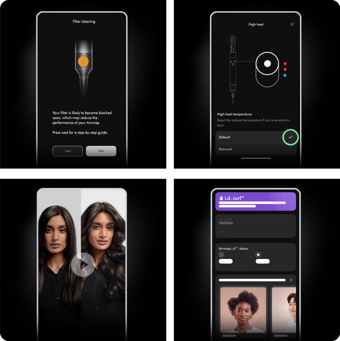 Dyson Airwrap i.d. Curly + Coily Céramique Patinée/Topaze visuel fournisseur