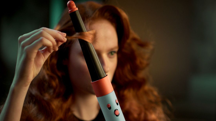 Dyson Airwrap i.d.Straight + Wavy Red Velvet/Or produit à l'usage