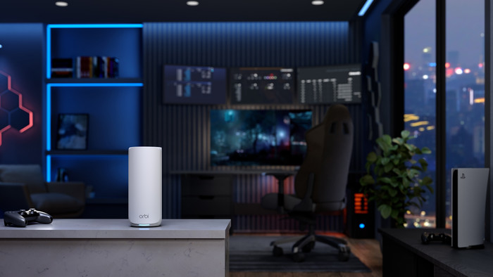 Netgear Orbi RBE870 - Wit - Uitbreiding product in gebruik