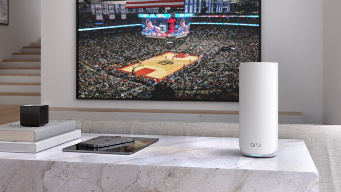 Netgear Orbi RBE870 - Wit - Uitbreiding product in gebruik