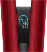Dyson Airstrait Red Velvet/Goud detail