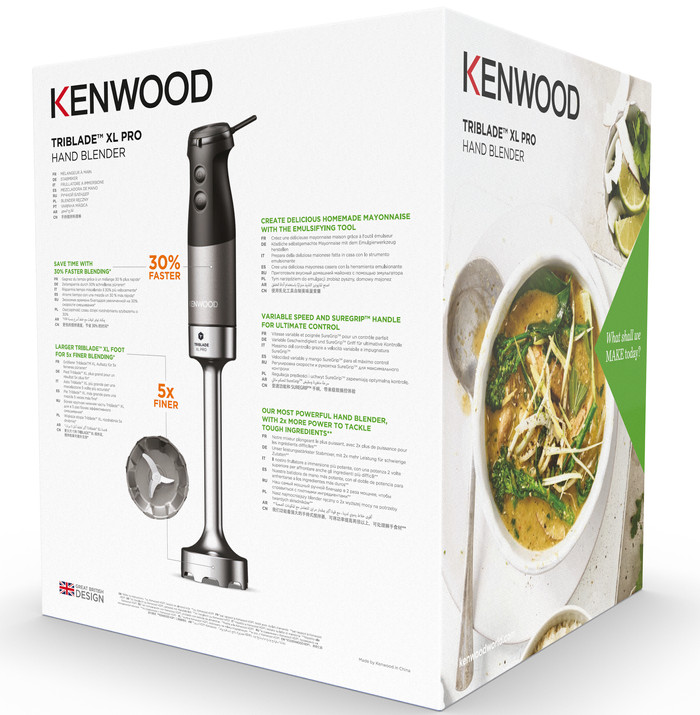 Kenwood HBM80.322BK Triblade XL Pro emballage
