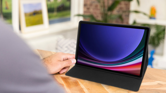 BlueBuilt Samsung Galaxy Tab S9/S9 FE/S10 FE/S10 Lite Book Case Blauw visual leverancier