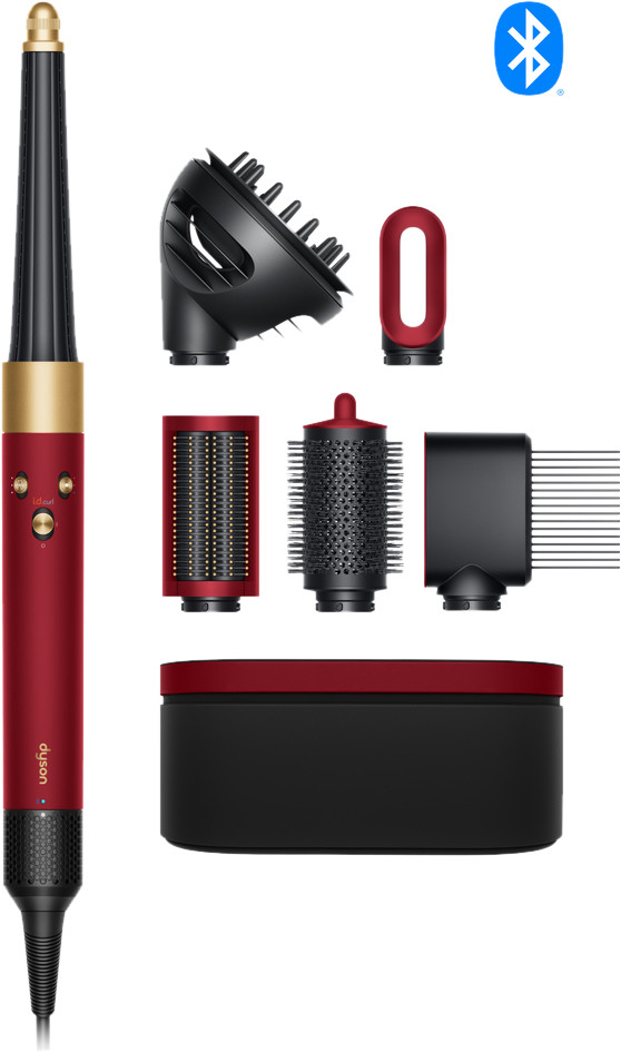 Dyson Airwrap i.d. Curly + Coily Red Velvet/Gold Main Image