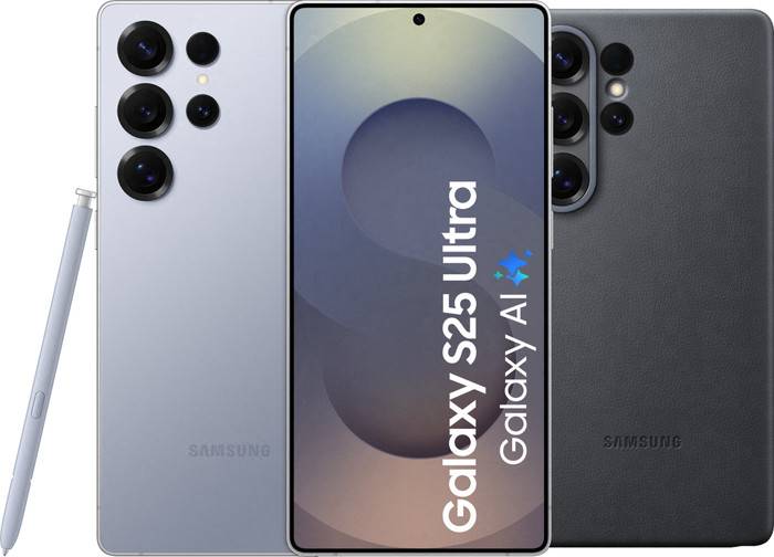 Samsung Galaxy S25 Ultra 1 To Argent 5G + Samsung Kindsuit Back Cover Noir Main Image