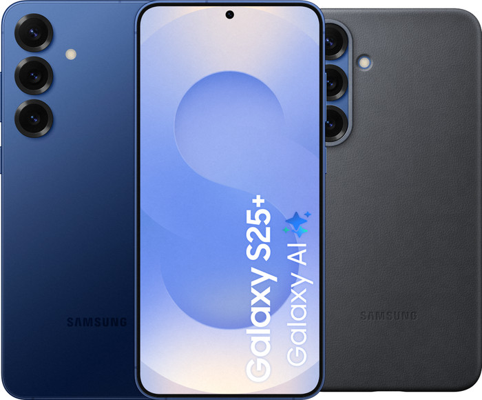 Samsung Galaxy S25 Plus 512GB Dark Blue 5G + Samsung Kindsuit Back Cover Black Main Image