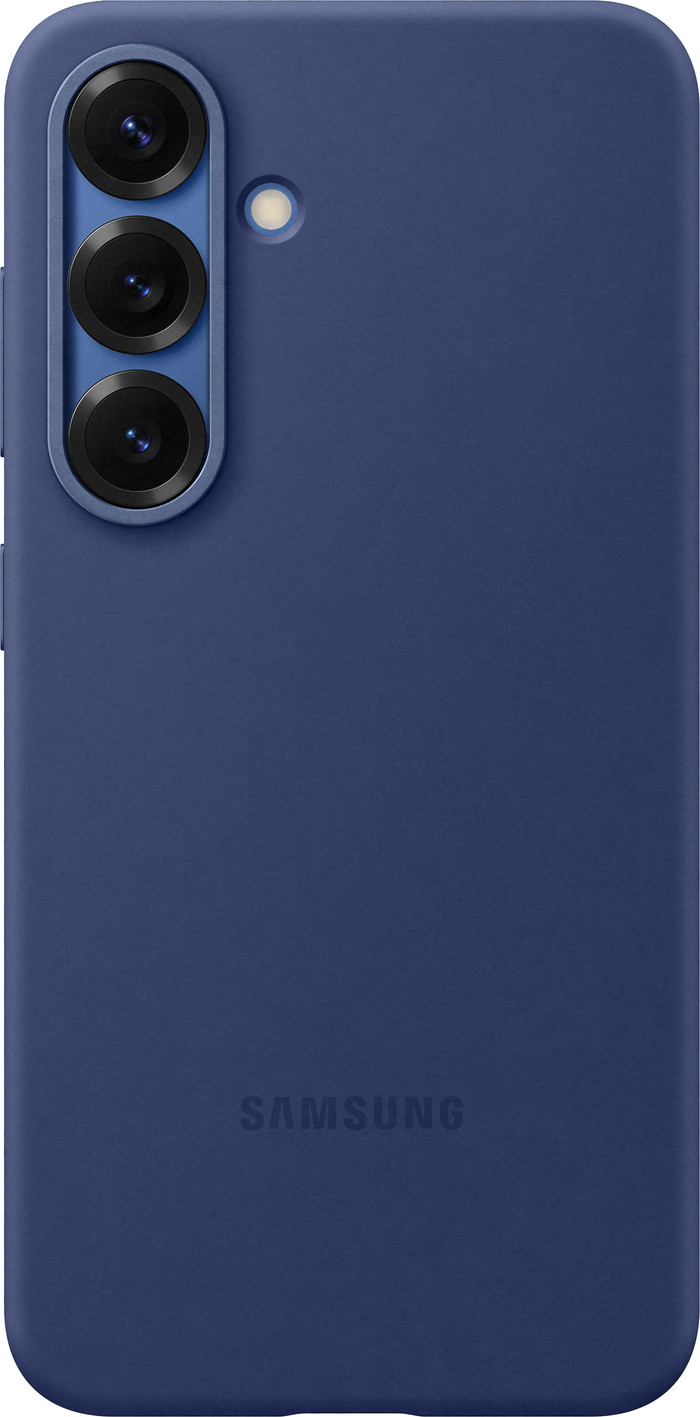 Samsung Galaxy S25 Siliconen Back Cover Blauw Main Image
