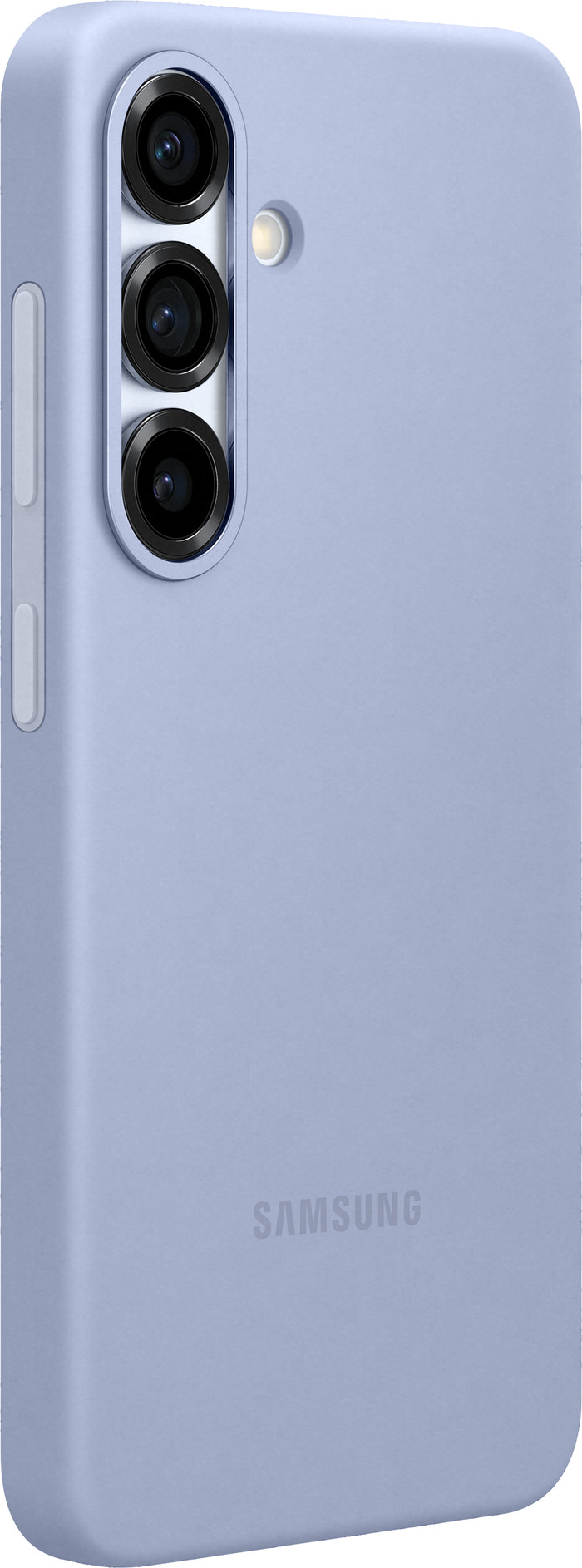 Samsung Galaxy S25 Back Cover Silicone Bleu Clair côté droit