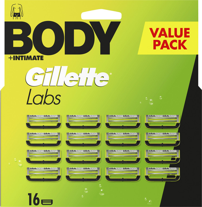 GilletteLabs Body Navulmesjes (16 stuks) verpakking