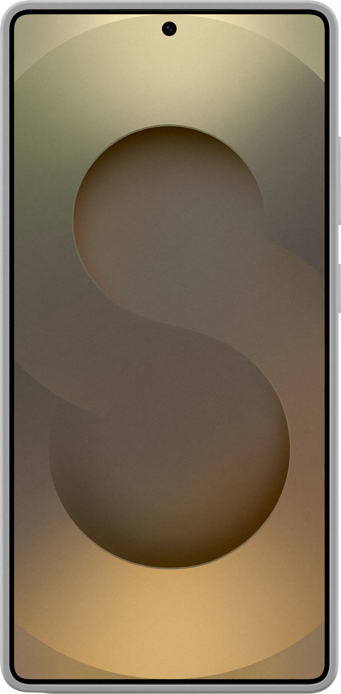 Samsung Galaxy S25 Ultra Siliconen Back Cover Grijs voorkant