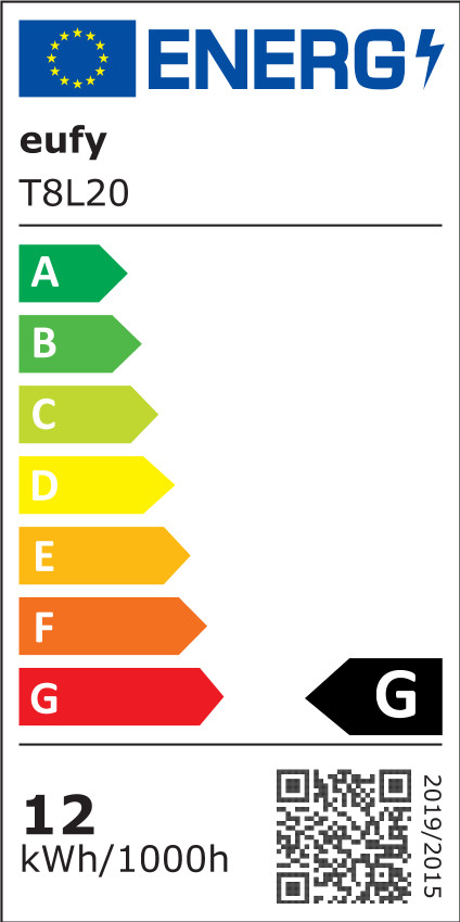 Eufy Outdoor Spot Light E10 Lot de 2 classe énergétique