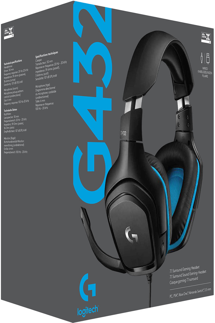 Logitech G502 Souris Gamer & Logitech Casque Gamer Filaire + Logitech G213 Prodigy AZERTY emballage