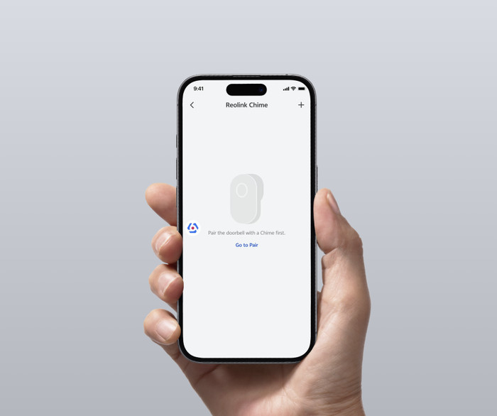 Reolink Chime Plus product in gebruik