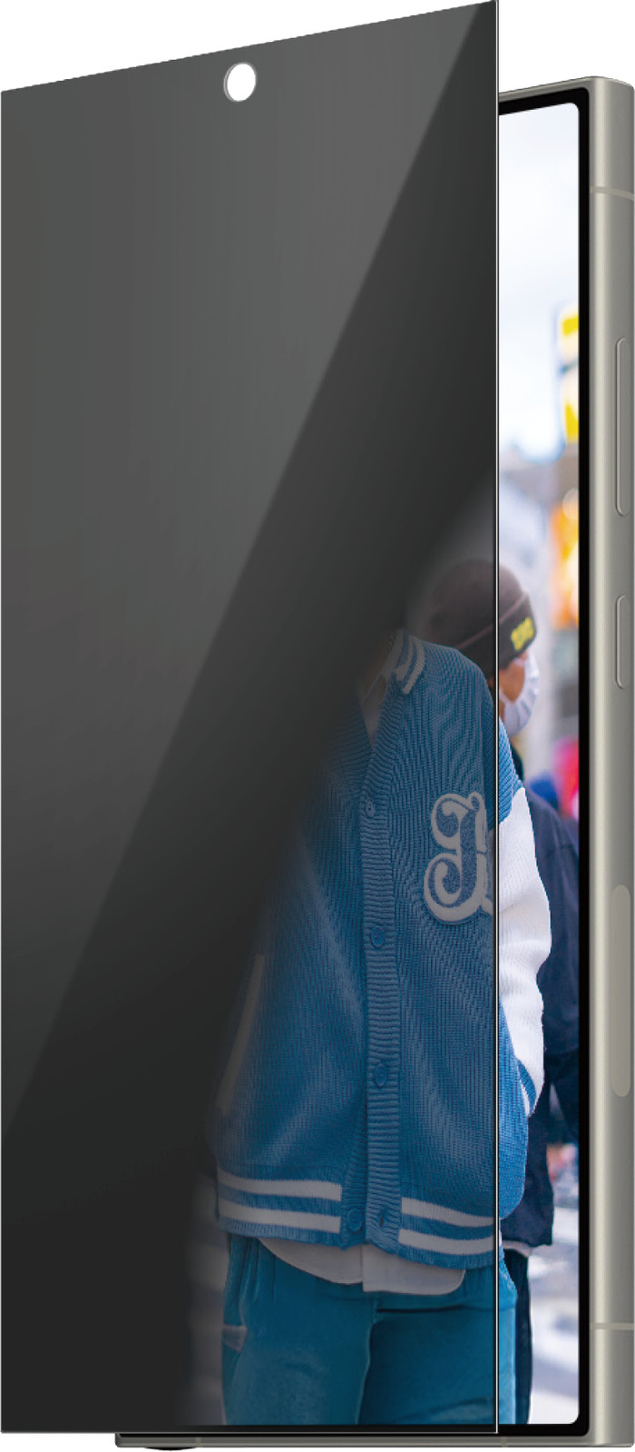 PanzerGlass Ultra-Wide Fit Samsung Galaxy S25 Ultra Privacy Screenprotector Glas detail