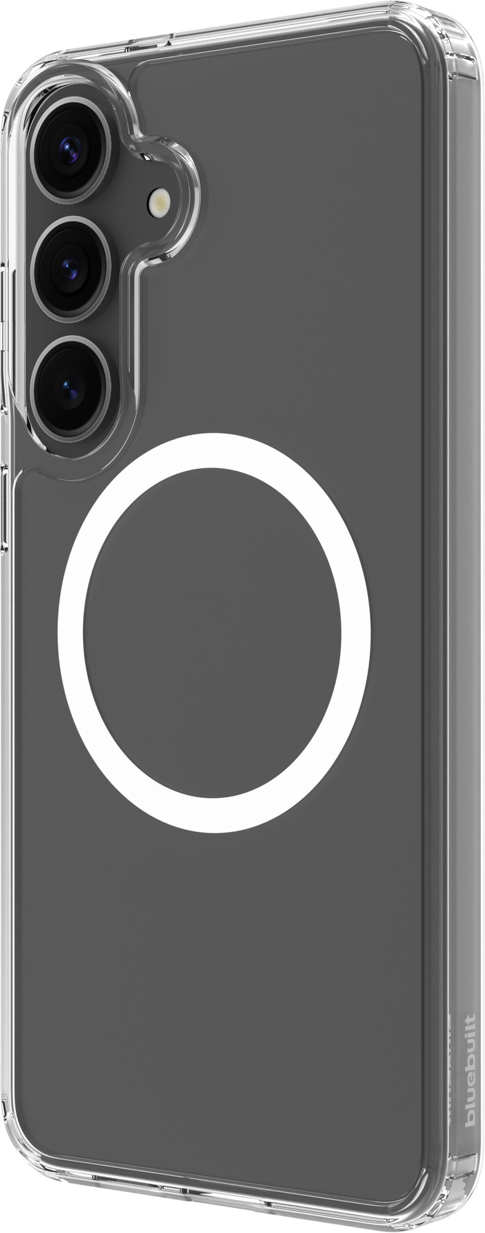 BlueBuilt Protective Cover Magneet Galaxy S25 Plus Transparant + Screenprotector Duo Pack voorkant