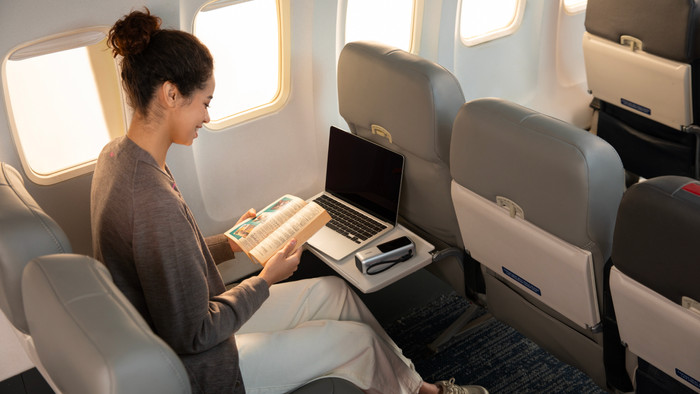 Anker Power Bank 25,000mAh with Fast Charging Black product in use