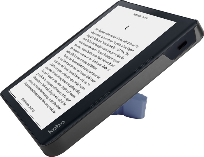 BlueBuilt Kobo Libra Colour Book Case Blue detail