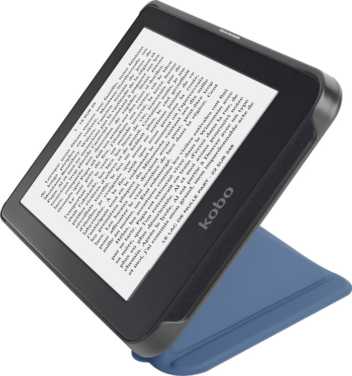 BlueBuilt Kobo Clara BW / Colour Book Case Blauw detail