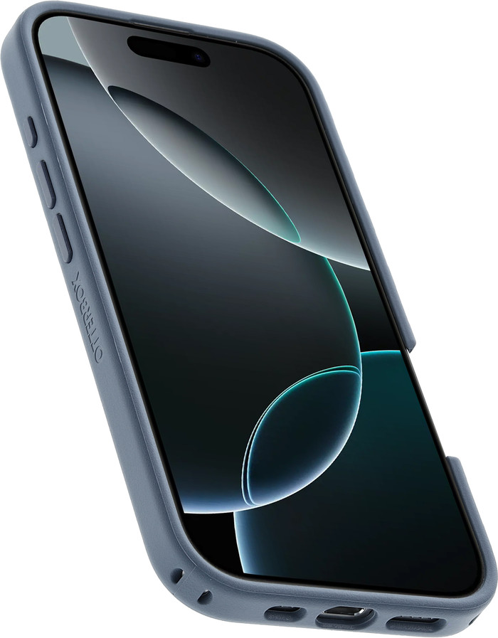 Otterbox Symmetry Apple iPhone 16 Pro Back Cover met MagSafe Magneet Blauw achterkant