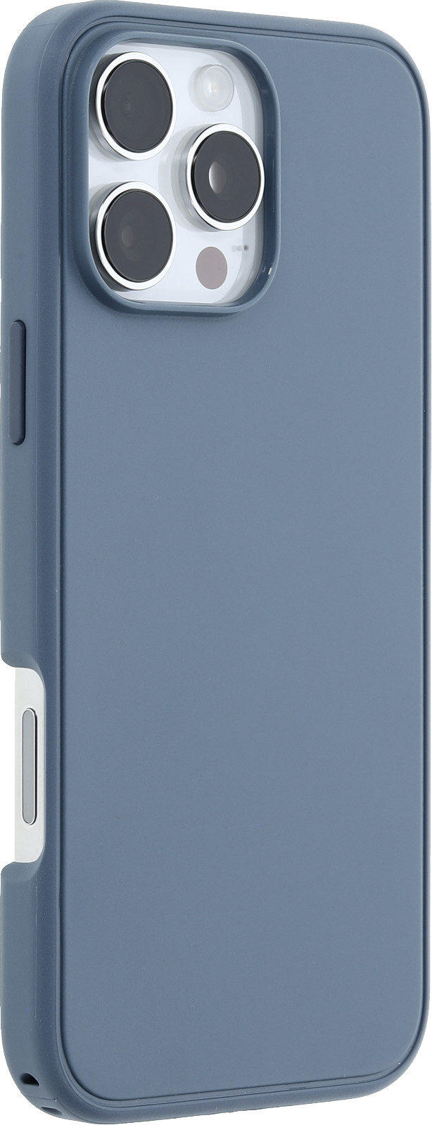 Otterbox Symmetry Apple iPhone 16 Pro Max Back Cover met MagSafe Magneet Blauw rechterkant