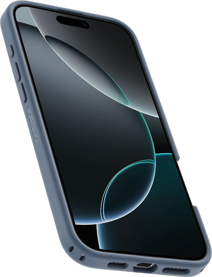 Otterbox Symmetry Apple iPhone 16 Pro Max Back Cover met MagSafe Magneet Blauw achterkant