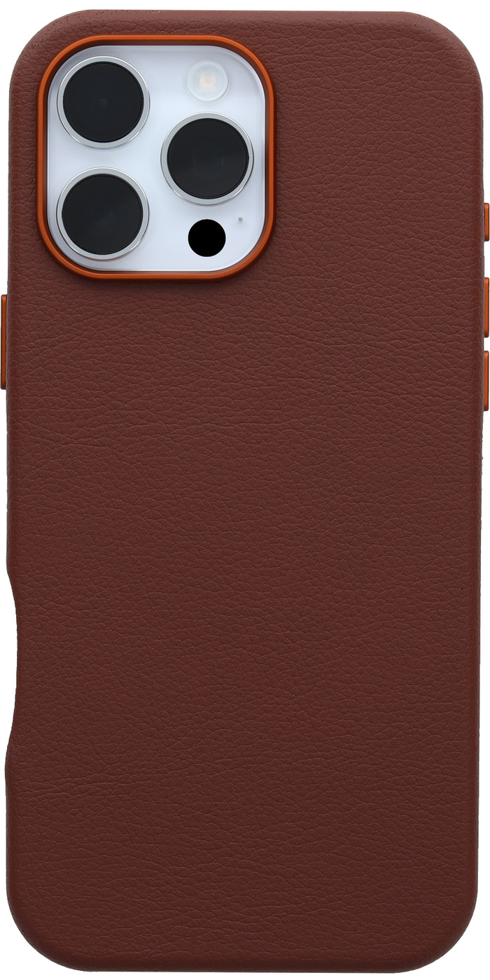 Otterbox Symmetry Apple iPhone 16 Pro Max Back Cover avec Aimant MagSafe Cuir Brun Main Image