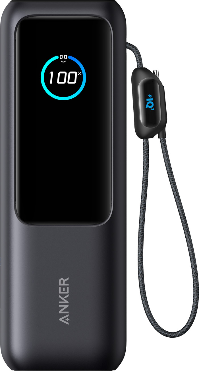 Anker Power Bank 25,000mAh with Fast Charging Black top