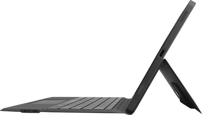 Samsung Galaxy Tab S10 Plus 12.4 inches 256GB WiFi Gray + BlueBuilt Keyboard Cover AZERTY right side