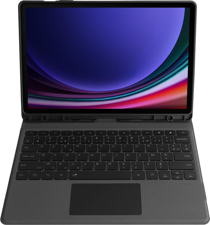 Samsung Galaxy Tab S10 Plus 12.4 inches 256GB WiFi Gray + BlueBuilt Keyboard Cover AZERTY top