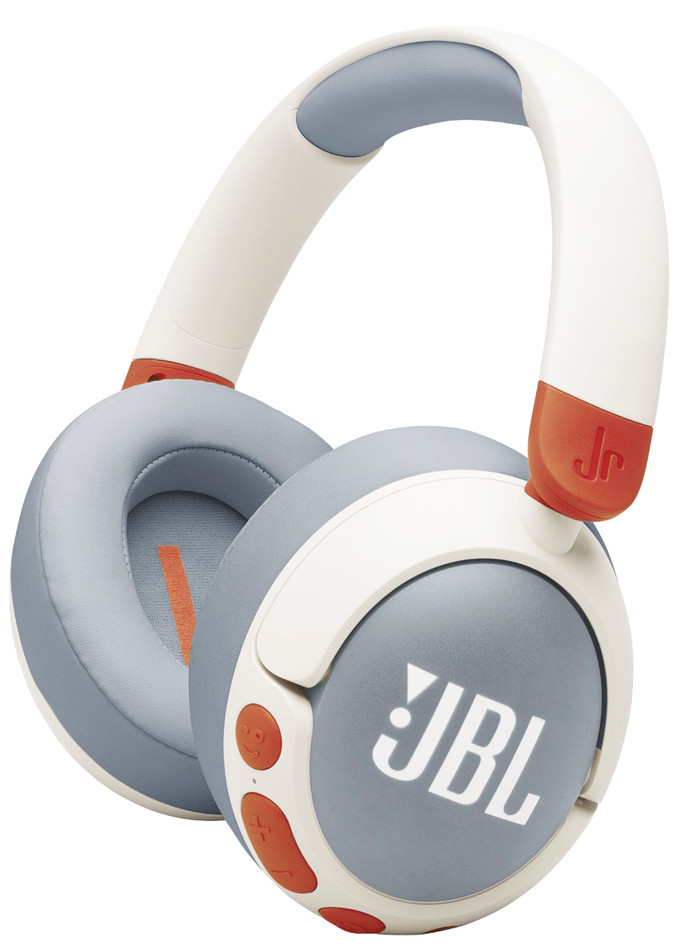 JBL JR470NC White + Charger right side