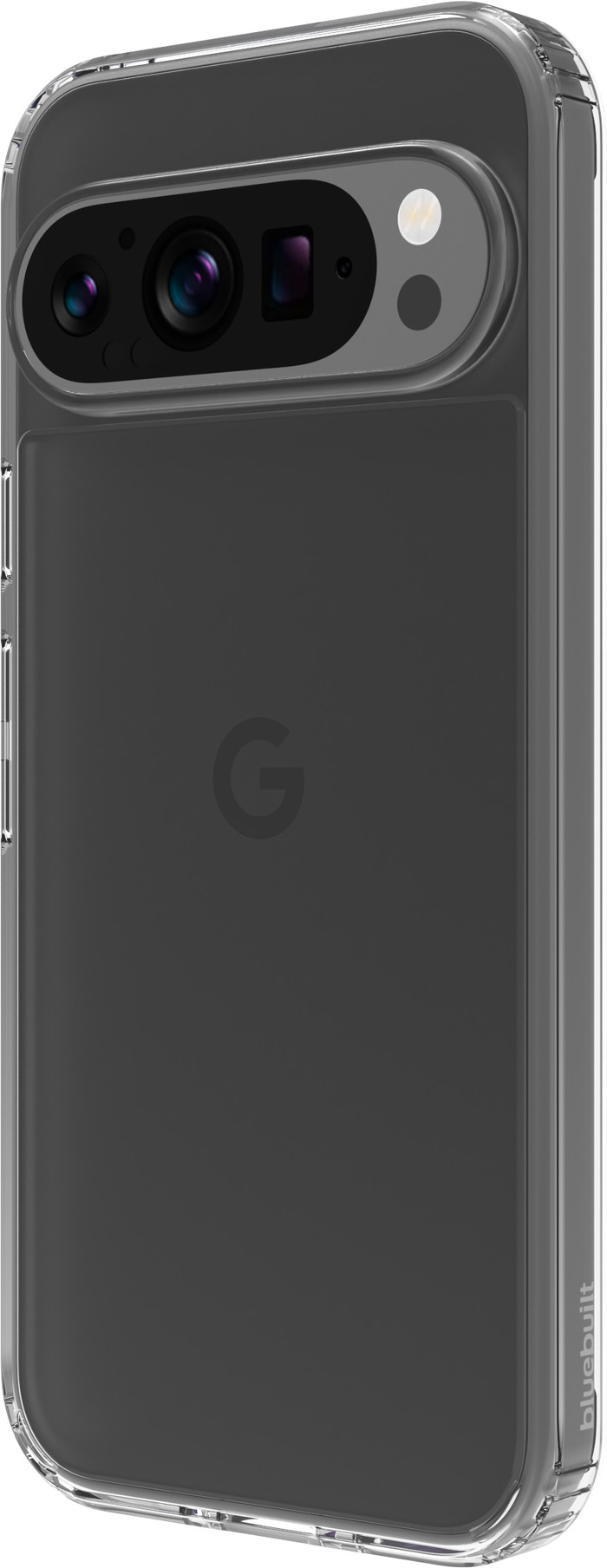 BlueBuilt Protective Back Cover Google Pixel 9/9 Pro Transparent left side