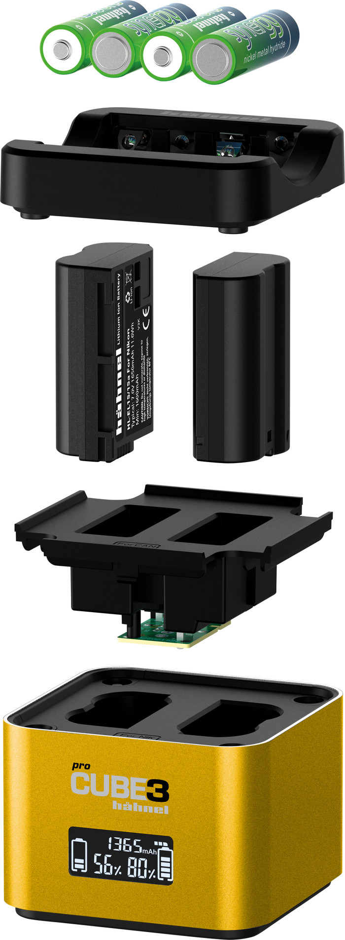 Hähnel ProCube3 Nikon inside