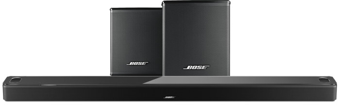 Bose Smart Ultra Soundbar Zwart + Bose Surround Speakers Zwart Main Image