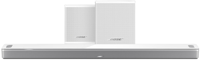Bose Smart Ultra Barre de Son Blanc + Bose Enceintes Surround Blanc Main Image