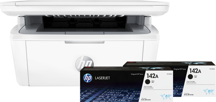HP LaserJet M140w MFP + 2 Toners Noirs Supplémentaires Main Image