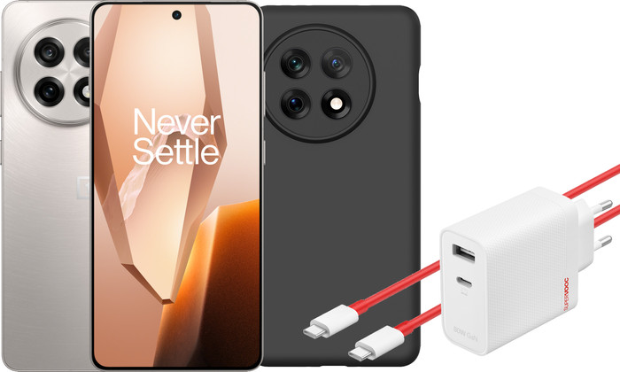 OnePlus 13R 256 Go Blanc 5G + Pack d'Accessoires Main Image