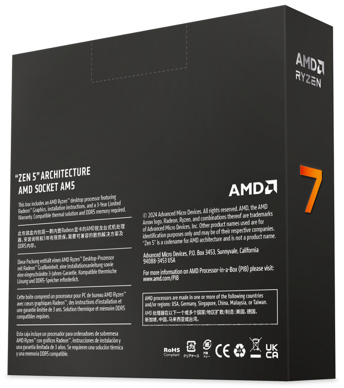 AMD Ryzen 7 9800X3D back
