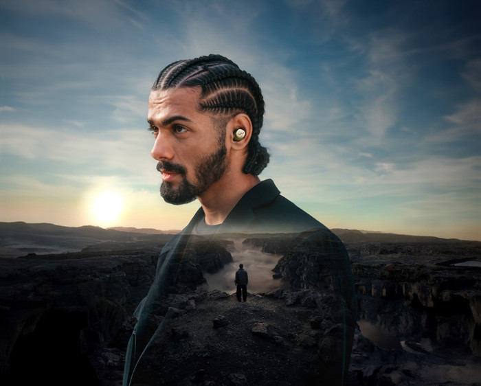 Sennheiser Momentum True Wireless 4 Goud product in gebruik