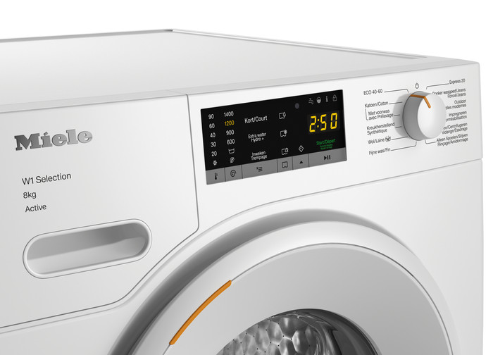 Miele WSA 123 WCS + Miele TSA 523 WP EcoSpeed détail