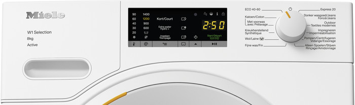 Miele WSA 123 WCS + Miele TSA 523 WP EcoSpeed détail